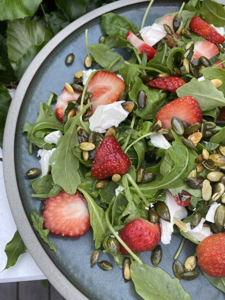 jordbærsalat med feta