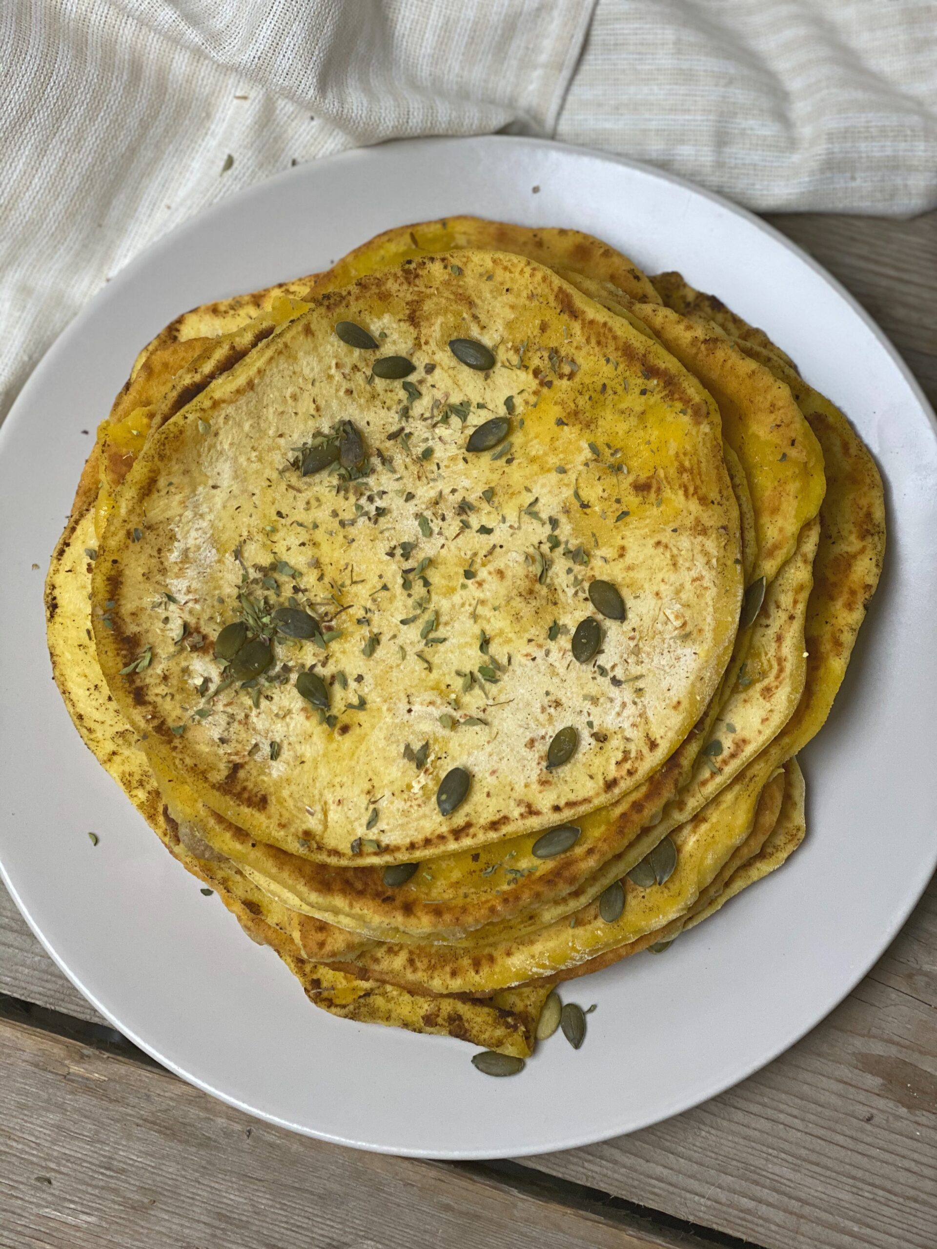 Græskarfladbrød