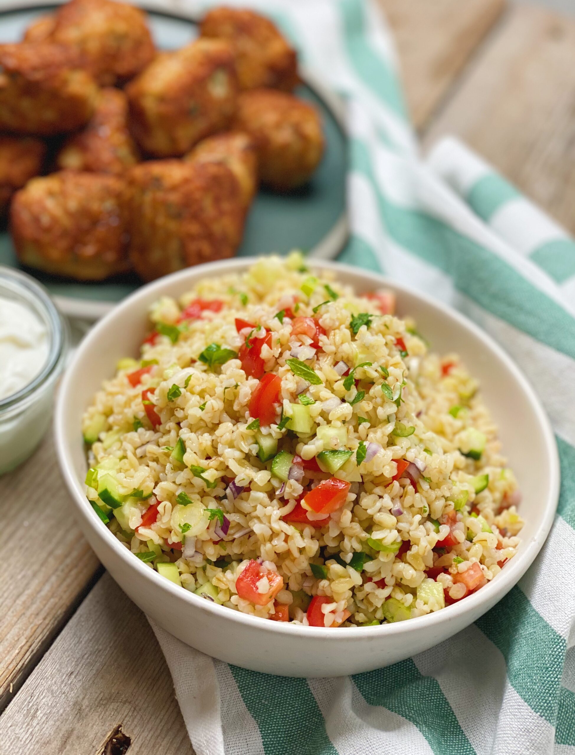 Tabouleh og kyllingefrik
