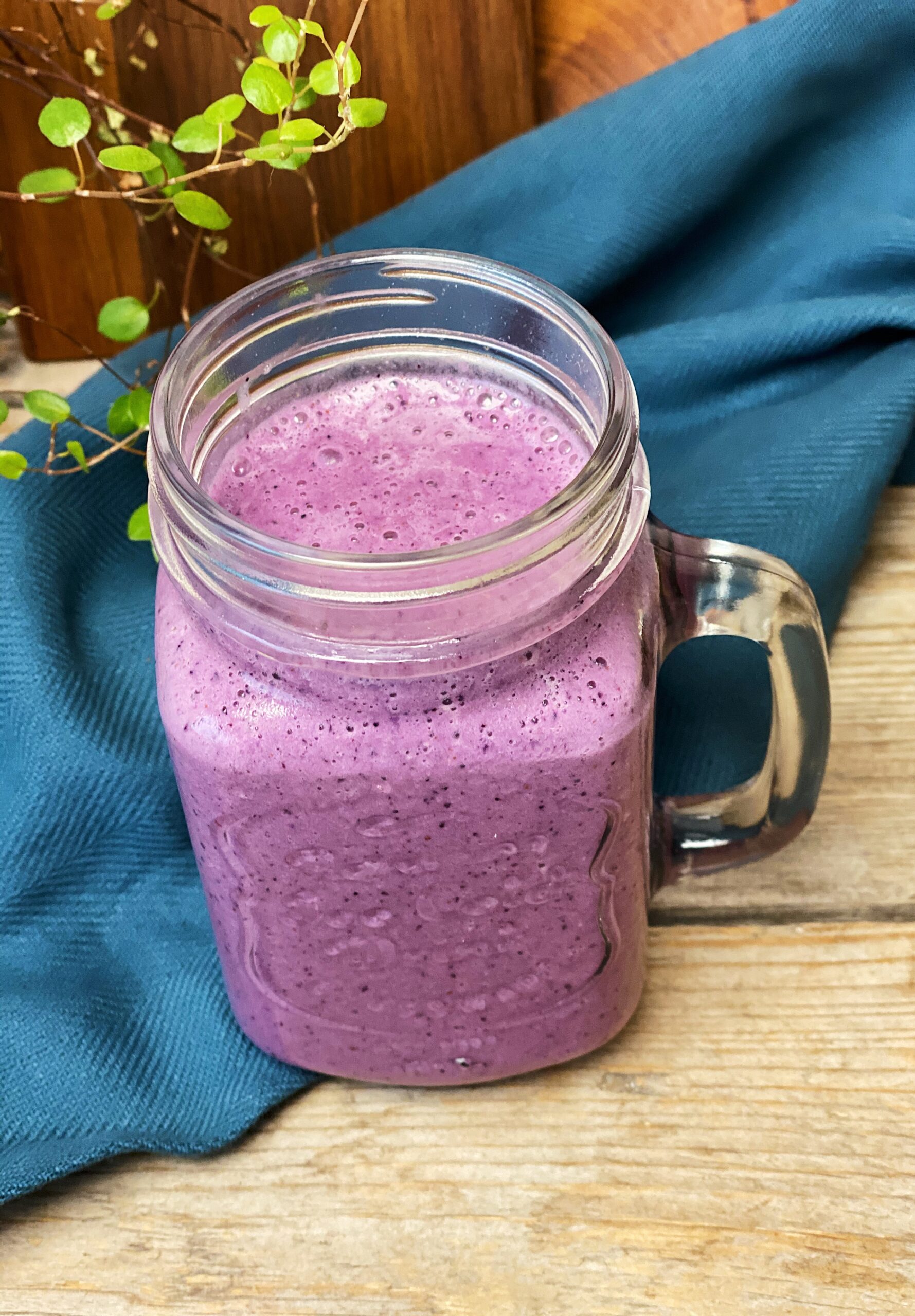 Jordbær/ blåbær smoothie