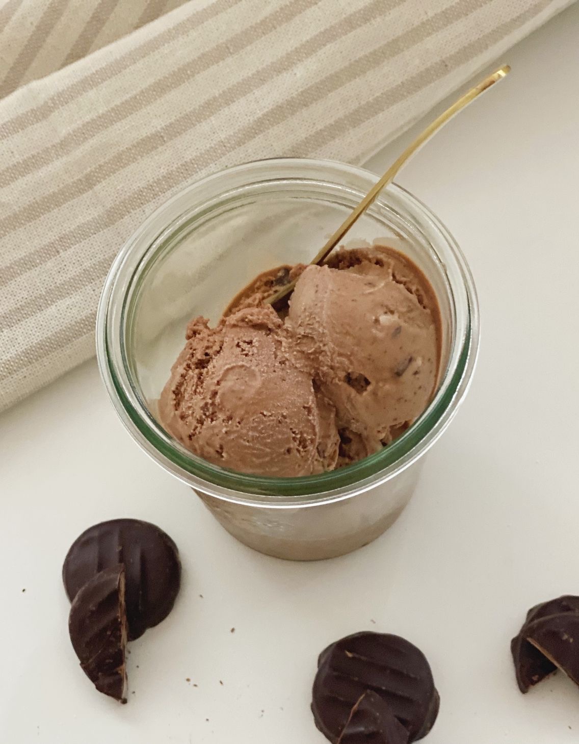 Mint chokoladeis - lækker chokoladeis med mintsmag Mad og fritid